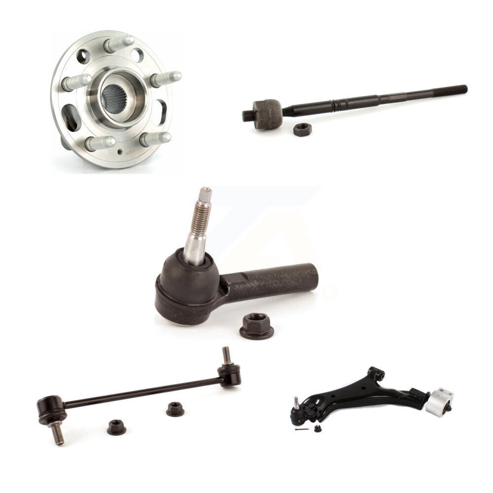 Bearing Lower Control Arm Tie Rod & Link Front Left Kit (5Pc) For Chevrolet GMC