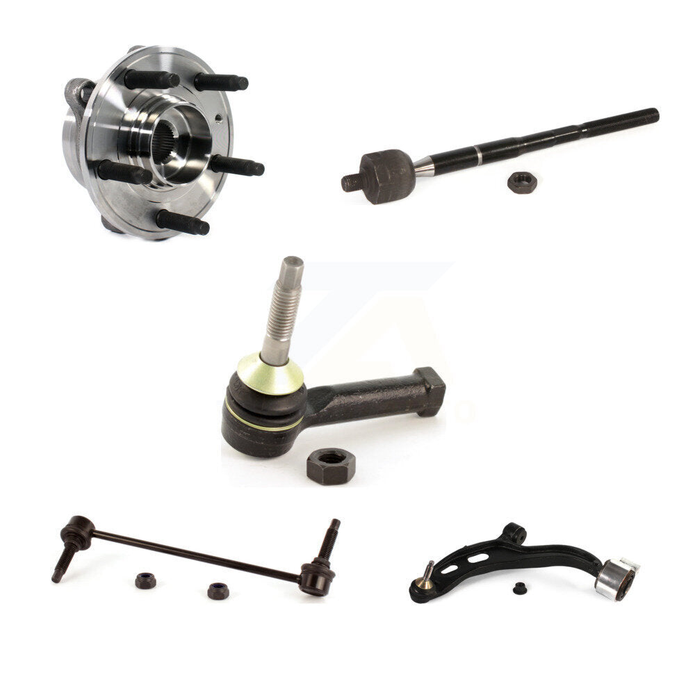 Bearing Lower Control Arm Tie Rod Link Front Left Kit (5Pc) For Ford Taurus SHO