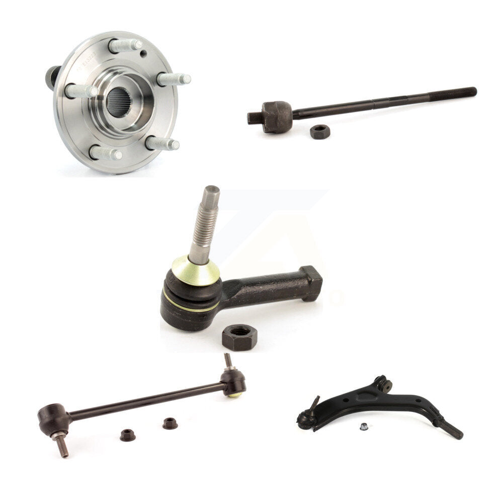 Bearing Lower Control Arm Tie Rod & Link Front Left Kit (5Pc) For Ford Taurus X