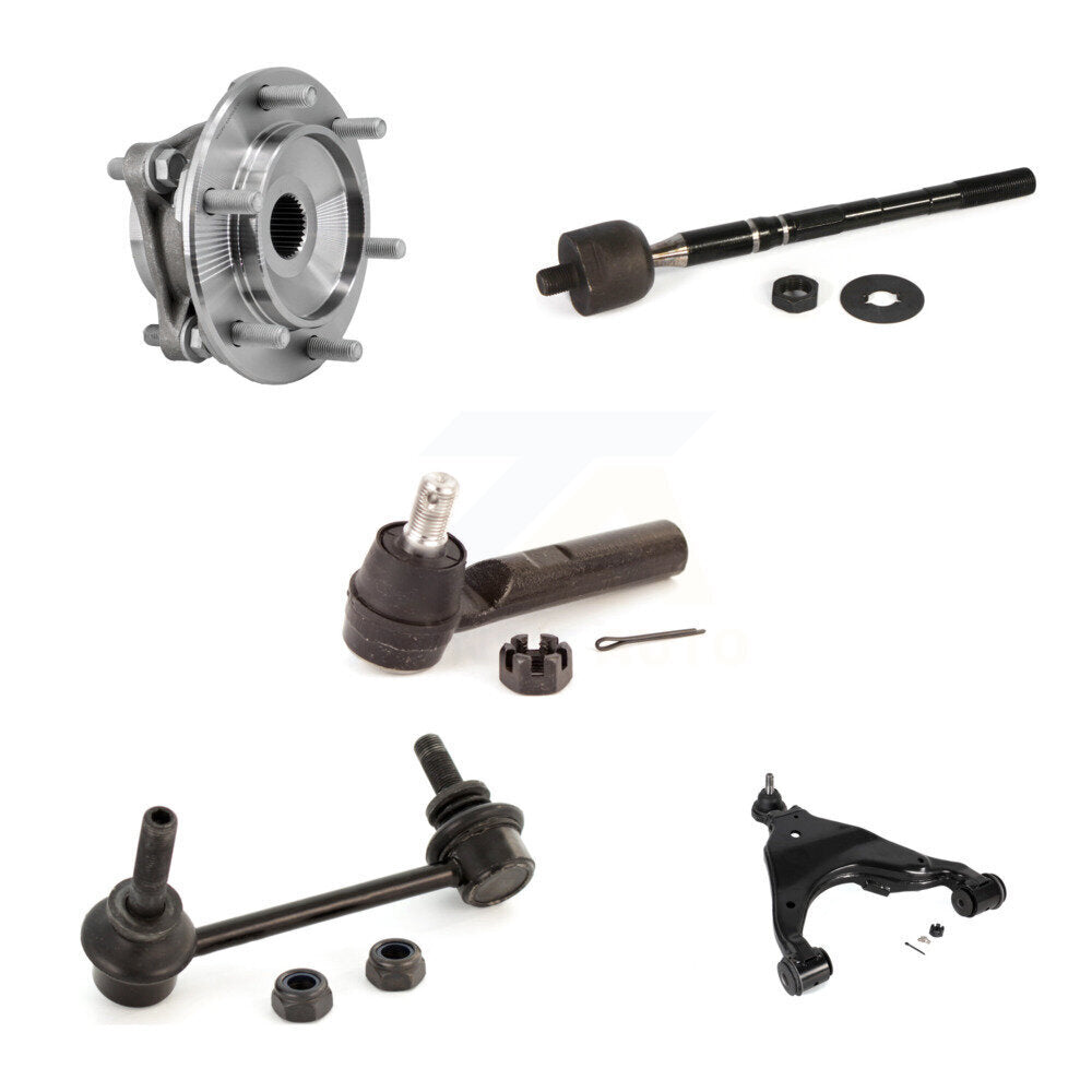 Bearing Lower Control Arm Tie Rod & Link Front Left Kit (5Pc) For Toyota Tacoma