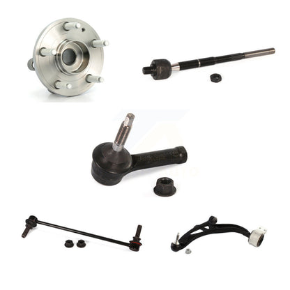 Hub Bearing Lower Arm Tie Rod Link Front Left Kit (5Pc) For Ford Explorer Police