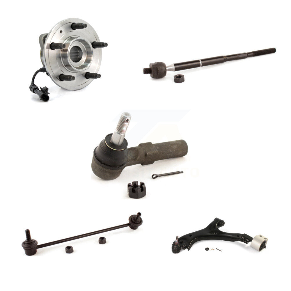 Bearing Lower Arm Tie Rod & Link Front Left Kit (5Pc) For 2007 Chevrolet Equinox