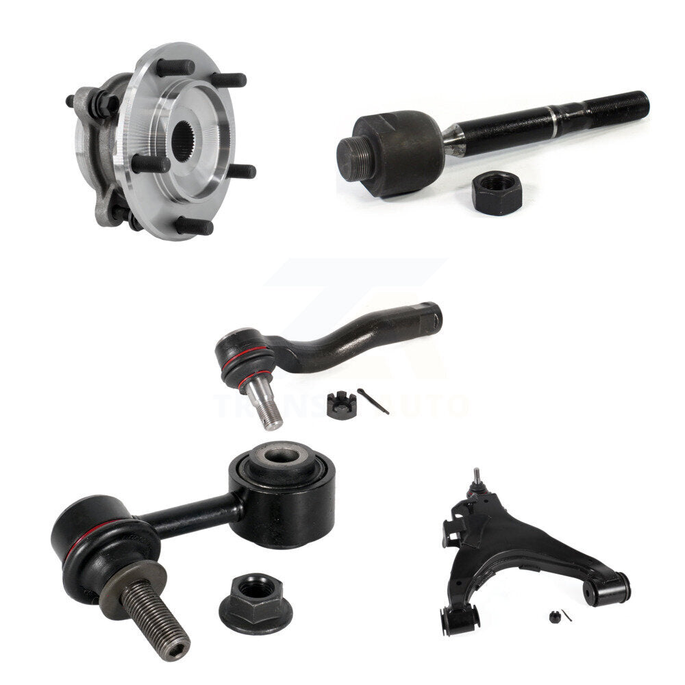 Bearing Lower Control Arm Tie Rod & Link Front Left Kit (5Pc) For Toyota Tundra