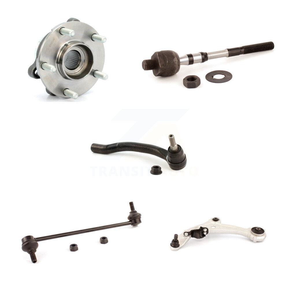 Bearing Lower Control Arm Tie Rod & Link Front Left Kit (5Pc) For Nissan Altima