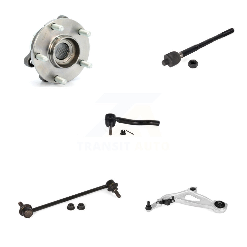 Bearing Lower Arm Tie Rod & Link Front Left Kit (5Pc) For Nissan Pathfinder QX60