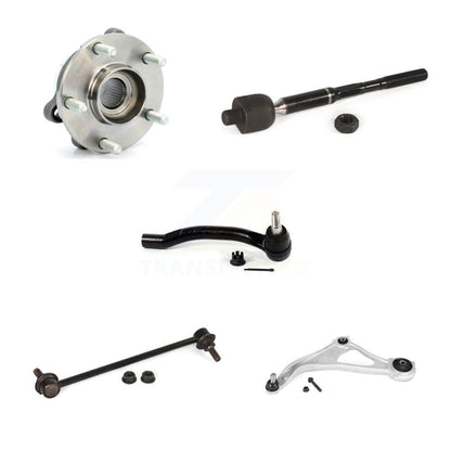 Hub Bearing Lower Arm Tie Rod Link Front Left Kit (5Pc) For Nissan Altima Maxima
