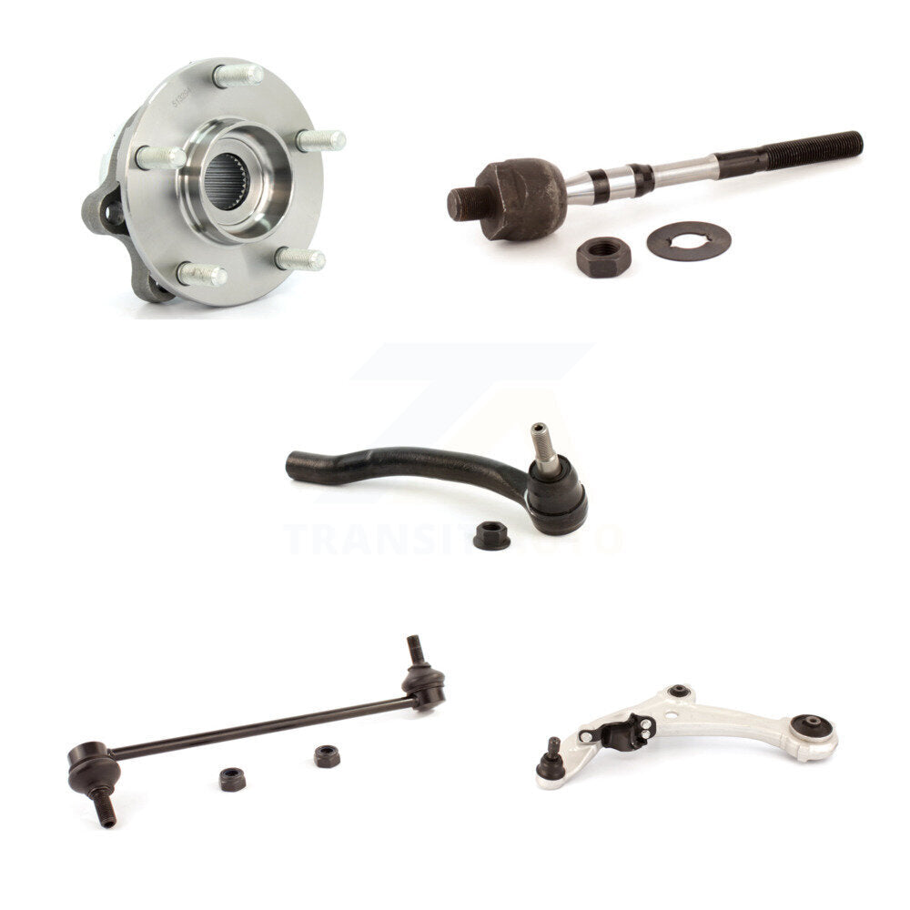 Bearing Lower Control Arm Tie Rod & Link Front Left Kit (5Pc) For Nissan Altima