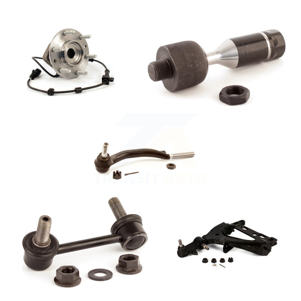 Bearing Lower Control Arm Tie Rod Link Front Left Kit (5Pc) For GMC Chevrolet XL