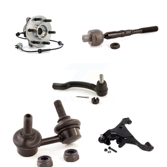 Bearing Lower Control Arm Tie Rod Link Front Left Kit (5Pc) For Nissan Frontier