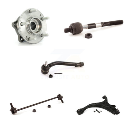Bearing Lower Control Arm Tie Rod Link Front Left Kit (5Pc) For Hyundai Santa Fe