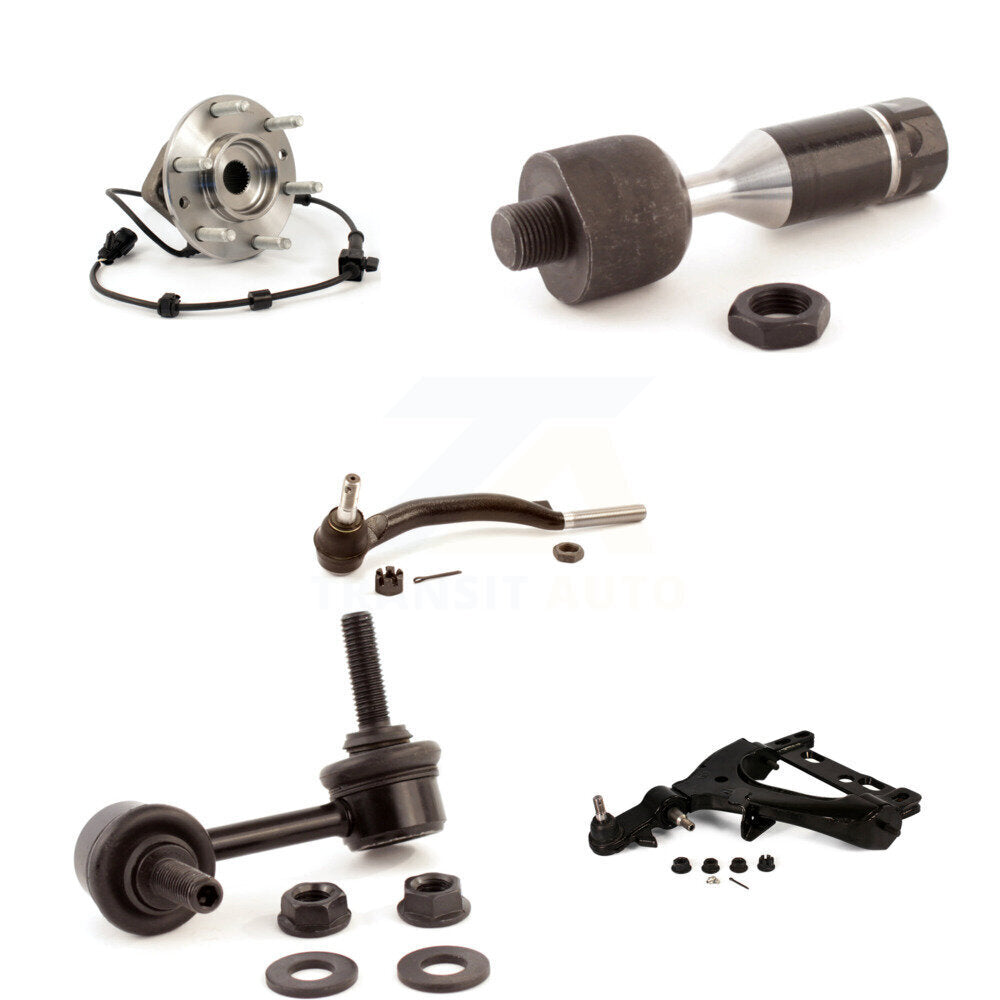 Bearing Lower Control Arm Tie Rod Link Front Left Kit (5Pc) For GMC Chevrolet XL