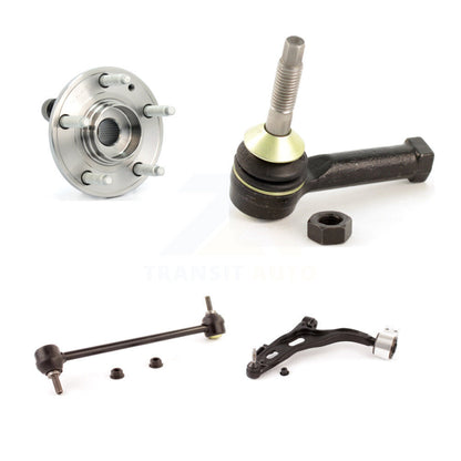 Hub Bearing Lower Control Arm Outer Tie Rod & Link Front Left Kit For Ford Five