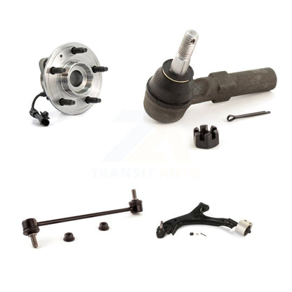 Bearing Lower Control Arm with Ball Joint Outer Tie Rod Link Front Left Kit For