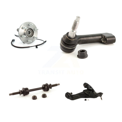 Hub Bearing Lower Control Arm Outer Tie Rod & Link Front Left Kit For Ford F-150