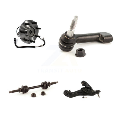 Hub Bearing Lower Control Arm Outer Tie Rod & Link Front Left Kit For Ford F-150