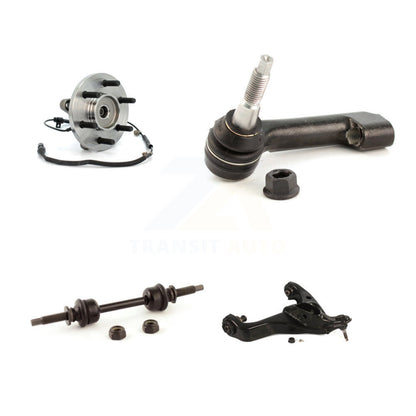 Hub Bearing Lower Control Arm Outer Tie Rod & Link Front Left Kit For Ford F-150