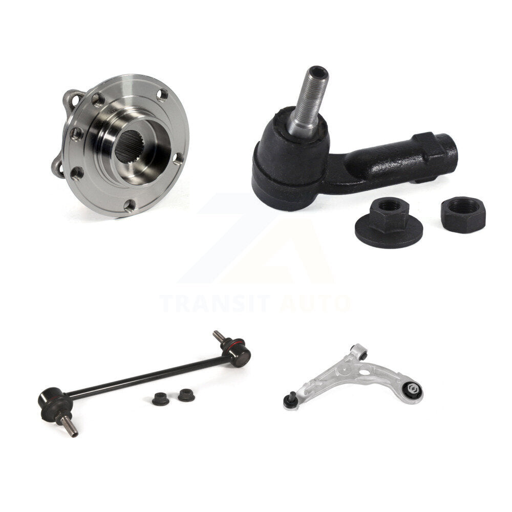 Hub Bearing Lower Arm Outer Tie Rod Link Front Left Kit For 2013-2016 Dodge Dart
