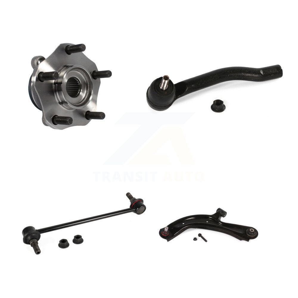 Bearing Lower Control Arm Outer Tie Rod & Link Front Left Kit For Nissan Sentra