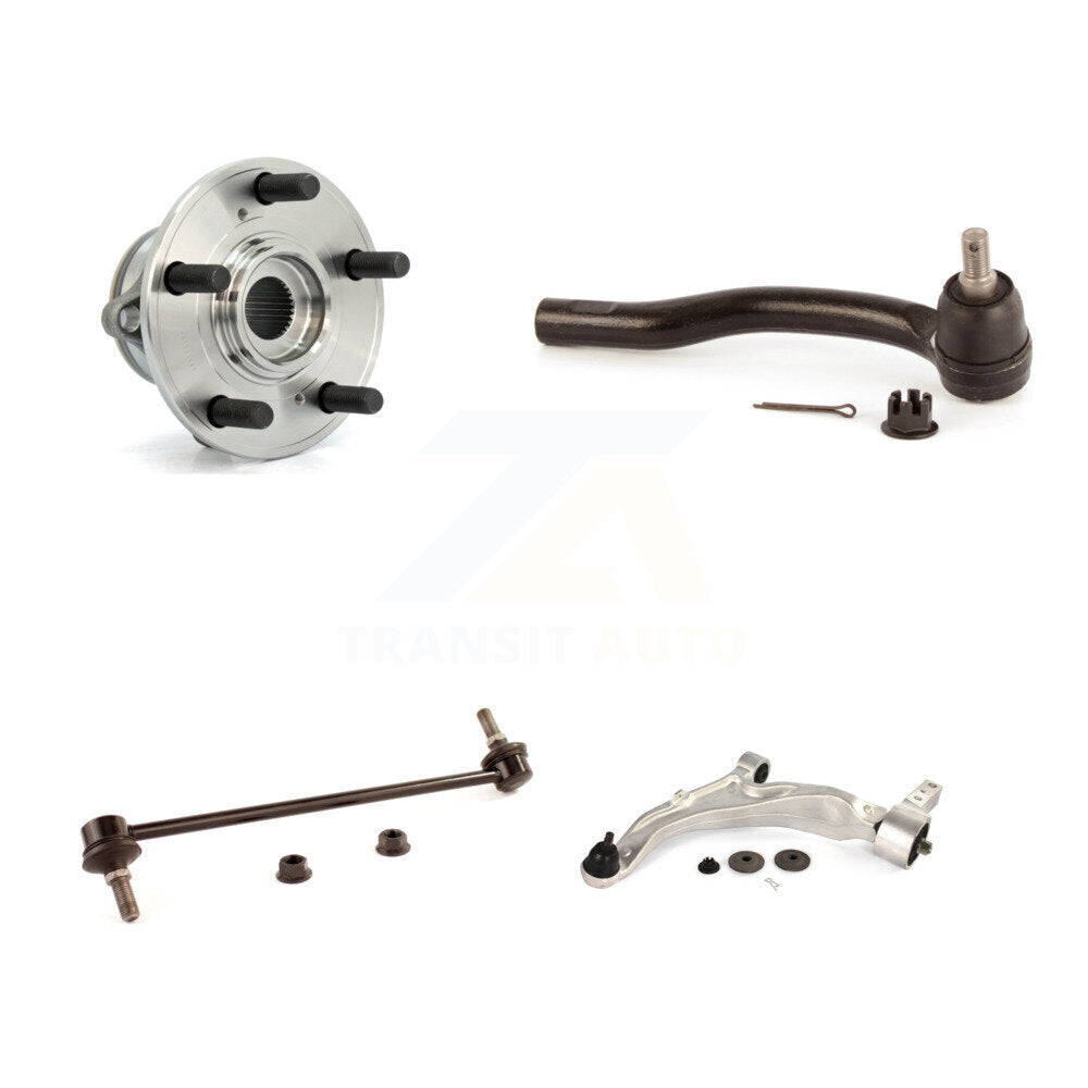 Bearing Lower Control Arm Outer Tie Rod & Link Front Left Kit For Acura MDX ZDX