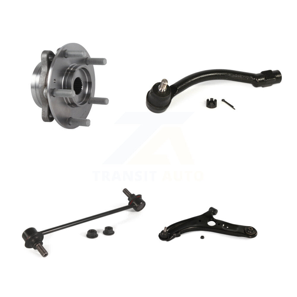 Bearing Lower Control Arm with Ball Joint Outer Tie Rod Link Front Left Kit For