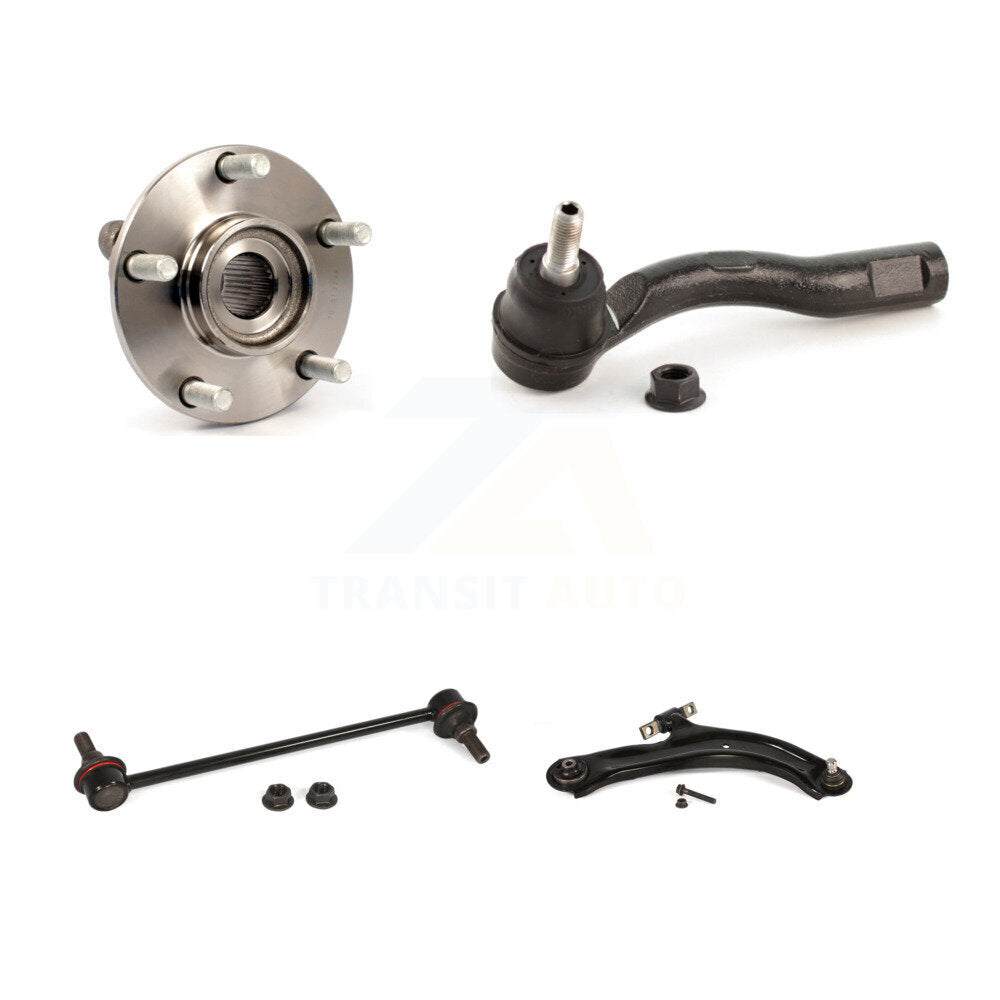 Bearing Lower Control Arm Outer Tie Rod & Link Front Left Kit For Nissan Sentra