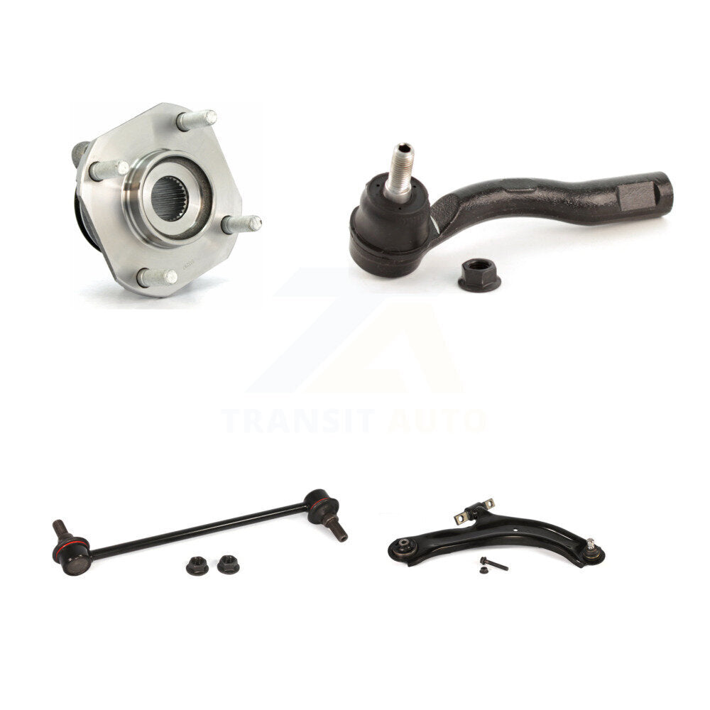 Bearing Lower Control Arm Outer Tie Rod & Link Front Left Kit For Nissan Sentra