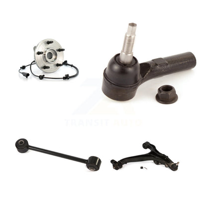 Hub Bearing Lower Control Arm Outer Tie Rod & Link Front Left Kit For Jeep Grand
