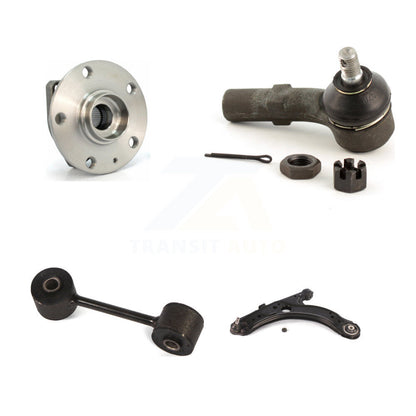 Hub Bearing Lower Arm Outer Tie Rod Link Front Left Kit For Volkswagen Golf City