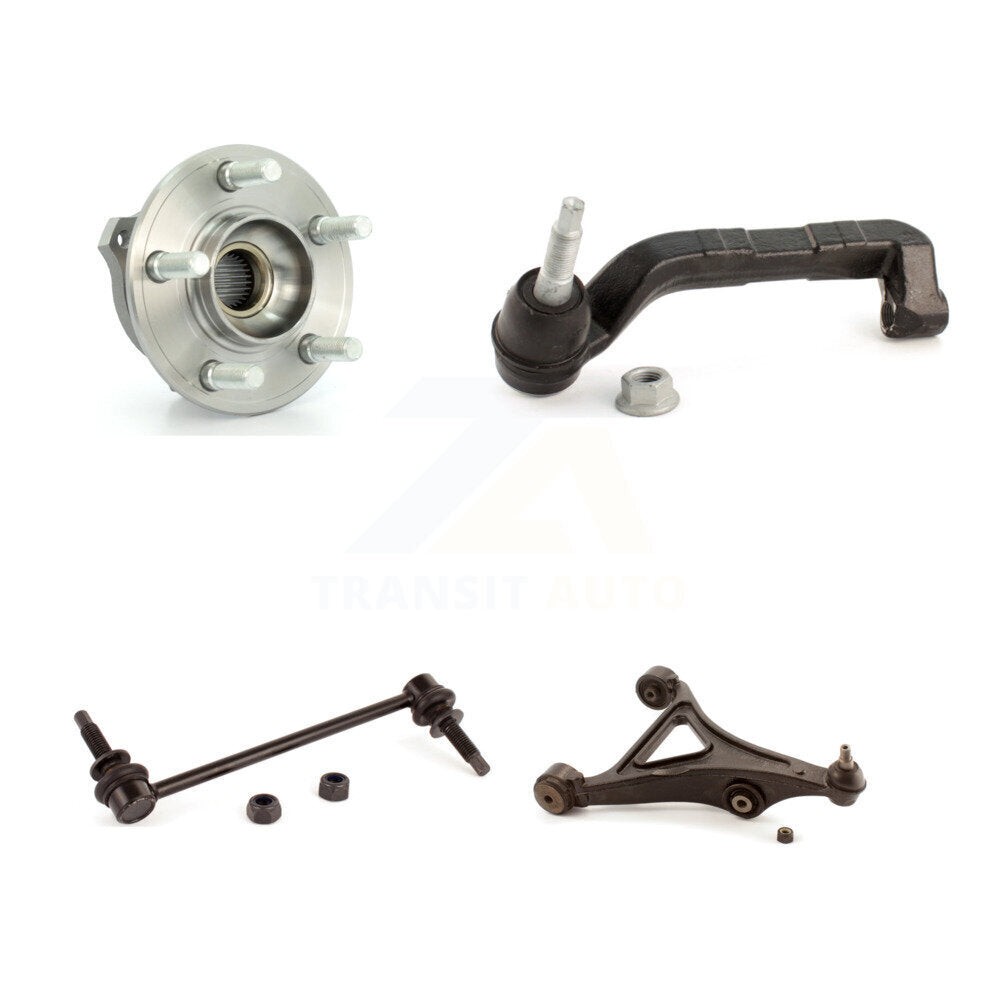 Hub Bearing Lower Control Arm Outer Tie Rod Link Front Left Kit For Chrysler 300