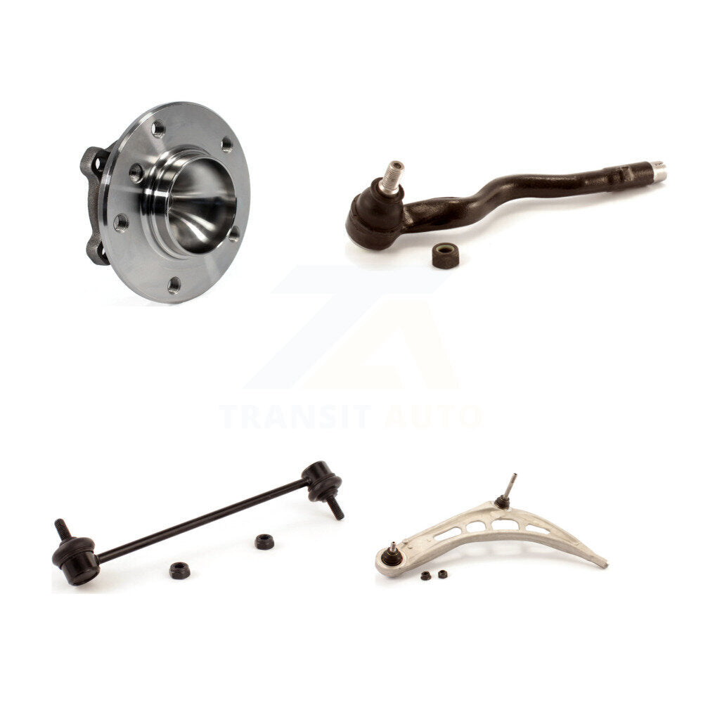 Hub Bearing Lower Arm Outer Tie Rod Link Front Left Kit For 2006 BMW 325Ci 330Ci