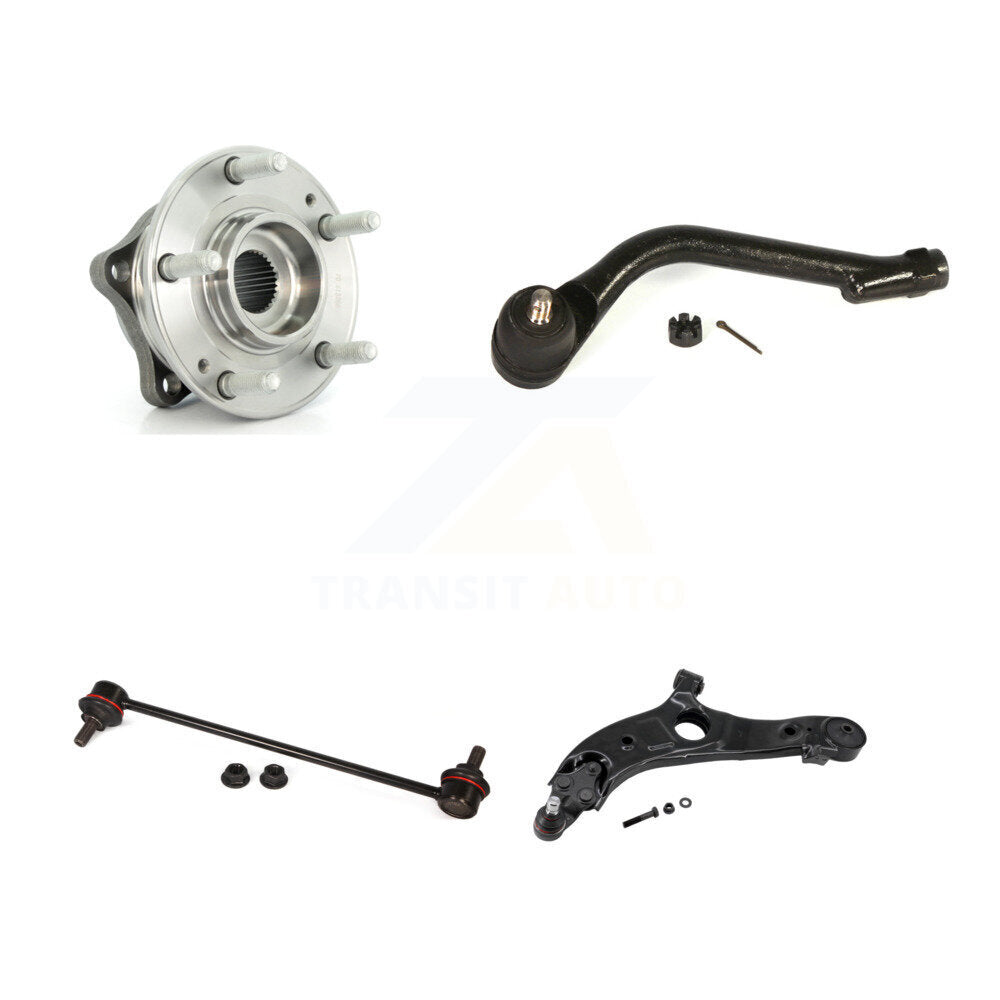 Bearing Lower Control Arm Outer Tie Rod Link Front Left Kit For Hyundai Santa Fe
