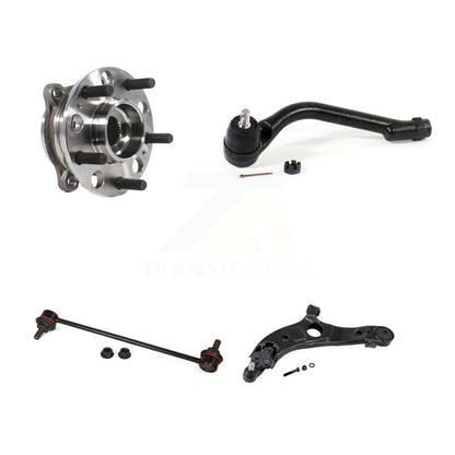 Bearing Lower Arm Outer Tie Rod & Link Front Left Kit For Hyundai Santa Fe Sport