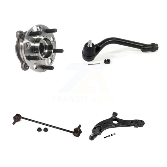 Bearing Lower Arm Outer Tie Rod & Link Front Left Kit For Hyundai Santa Fe Sport