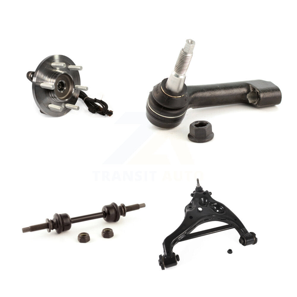 Hub Bearing Lower Control Arm Outer Tie Rod & Link Front Left Kit For Ford F-150