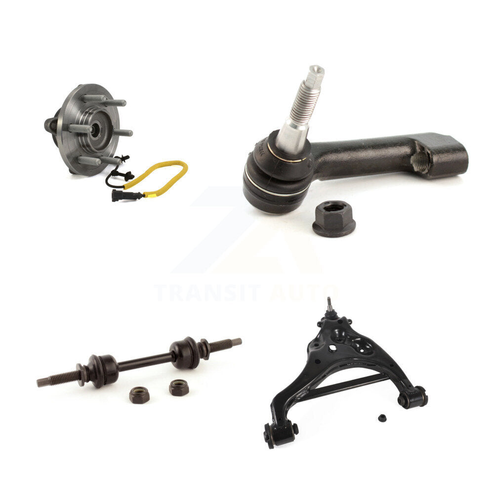 Hub Bearing Lower Control Arm Outer Tie Rod & Link Front Left Kit For Ford F-150