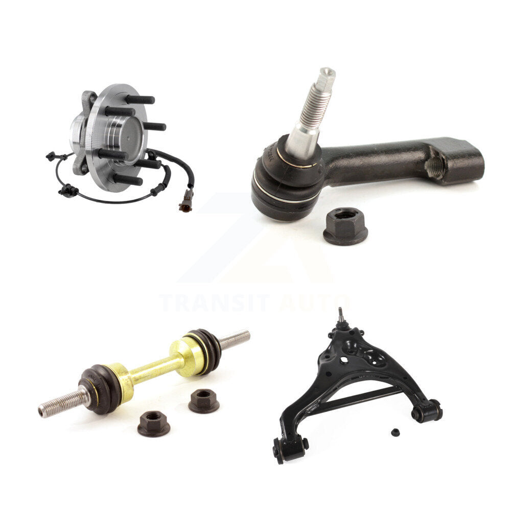 Hub Bearing Lower Control Arm Outer Tie Rod & Link Front Left Kit For Ford F-150