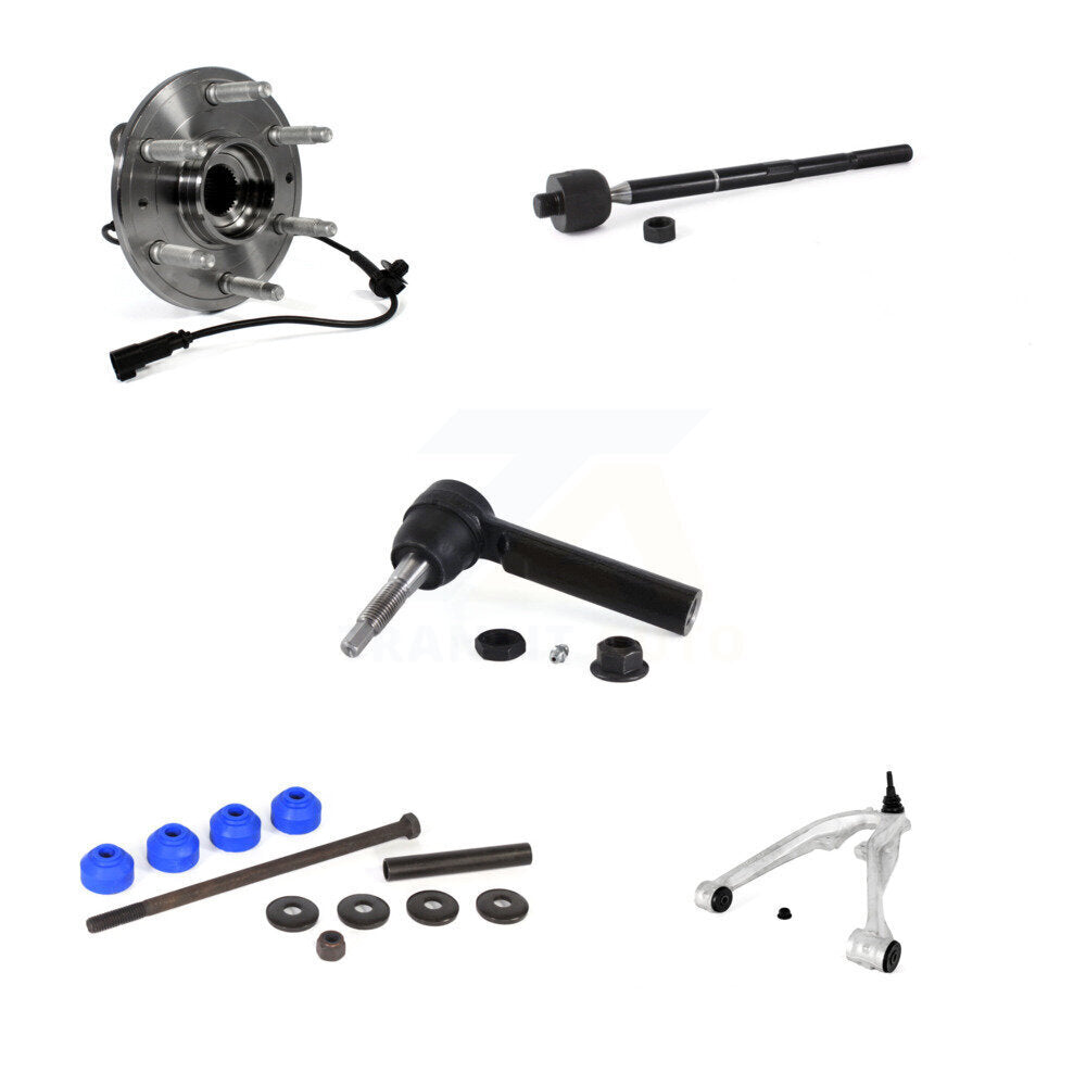Bearing Lower Control Arm Tie Rod Link Front Left Kit (5Pc) For GMC Chevrolet XL