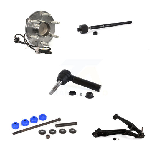 Bearing Lower Control Arm Tie Rod Link Front Left Kit (5Pc) For GMC Sierra 1500