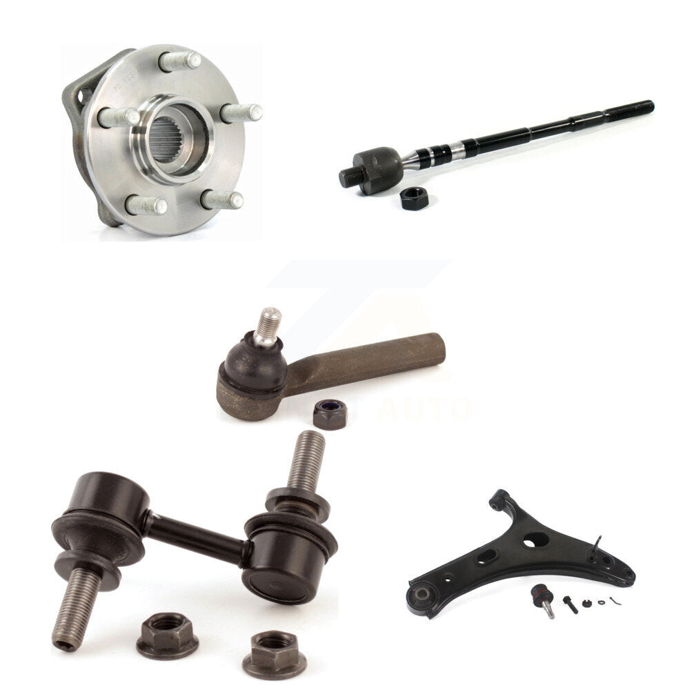 Bearing Lower Control Arm Tie Rod Link Front Left Kit (5Pc) For Subaru Forester
