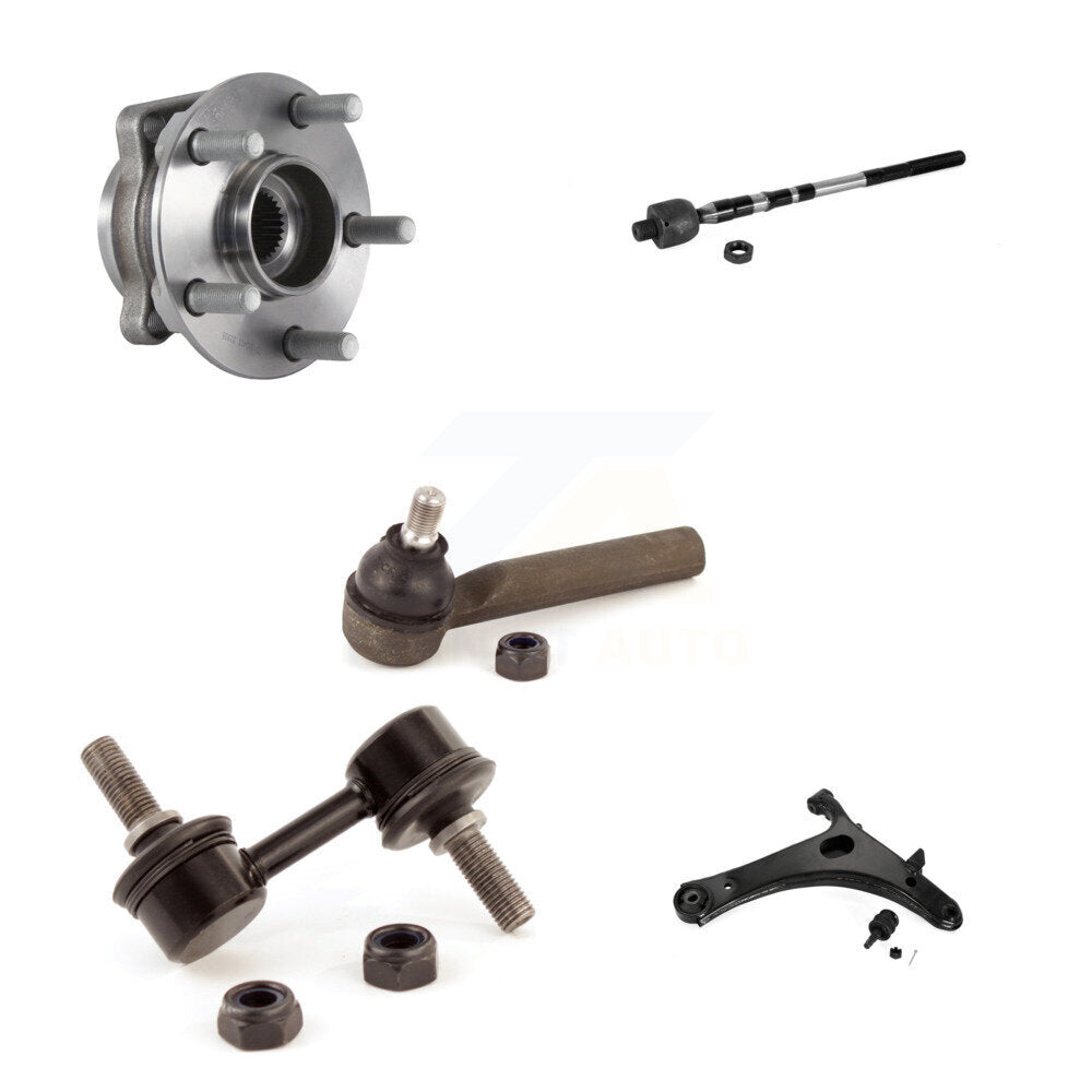 Bearing Lower Control Arm Tie Rod & Link Front Left Kit (5Pc) For Subaru Impreza