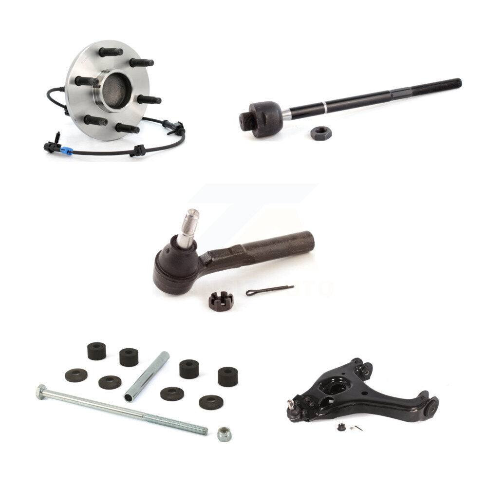 Bearing Lower Control Arm Tie Rod & Link Front Left Kit (5Pc) For Chevrolet 1500