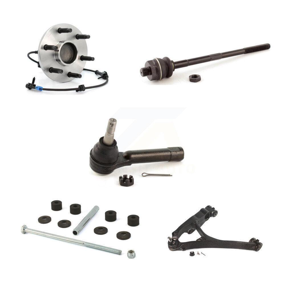 Bearing Lower Control Arm Tie Rod Link Front Left Kit (5Pc) For Chevrolet GMC XL