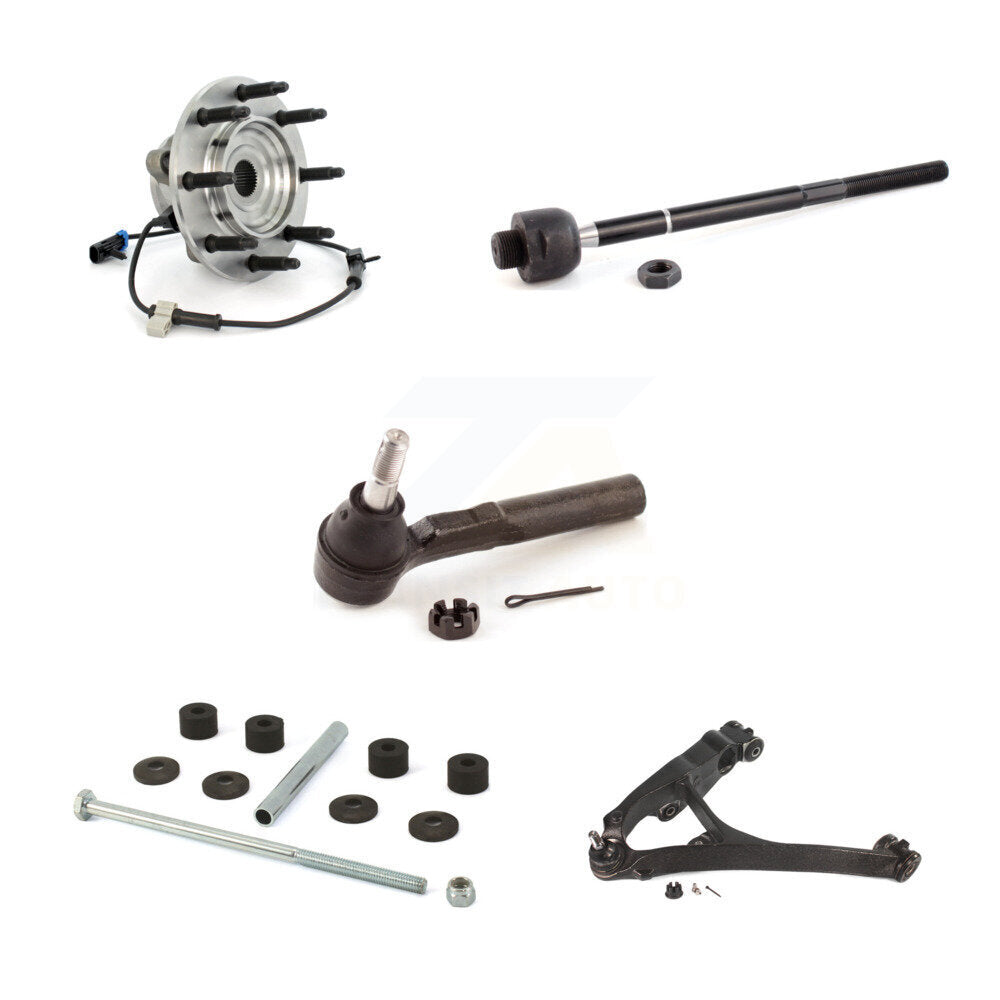 Bearing Lower Control Arm Tie Rod & Link Front Left Kit (5Pc) For Chevrolet 1500