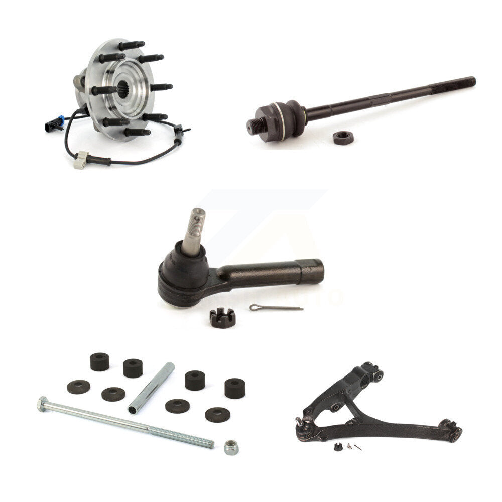 Bearing Lower Control Arm Tie Rod & Link Front Left Kit (5Pc) For Chevrolet 1500