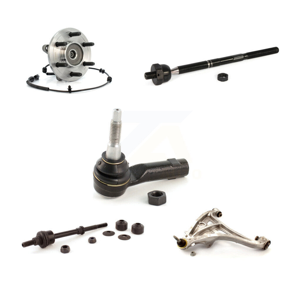 Bearing Lower Control Arm Tie Rod Link Front Left Kit (5Pc) For Ford F-150 Mark