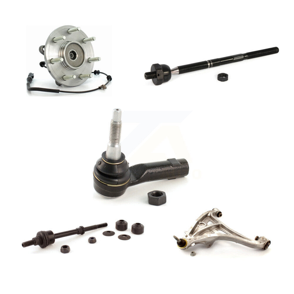 Bearing Lower Control Arm Tie Rod Link Front Left Kit (5Pc) For Ford F-150 Mark