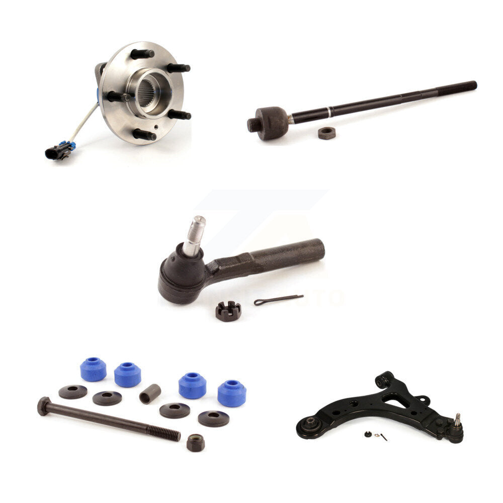 Bearing Lower Control Arm Tie Rod Link Front Left Kit (5Pc) For Buick Rendezvous