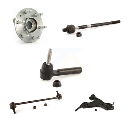 Bearing Lower Control Arm Tie Rod Link Front Left Kit (5Pc) For GMC Acadia Buick