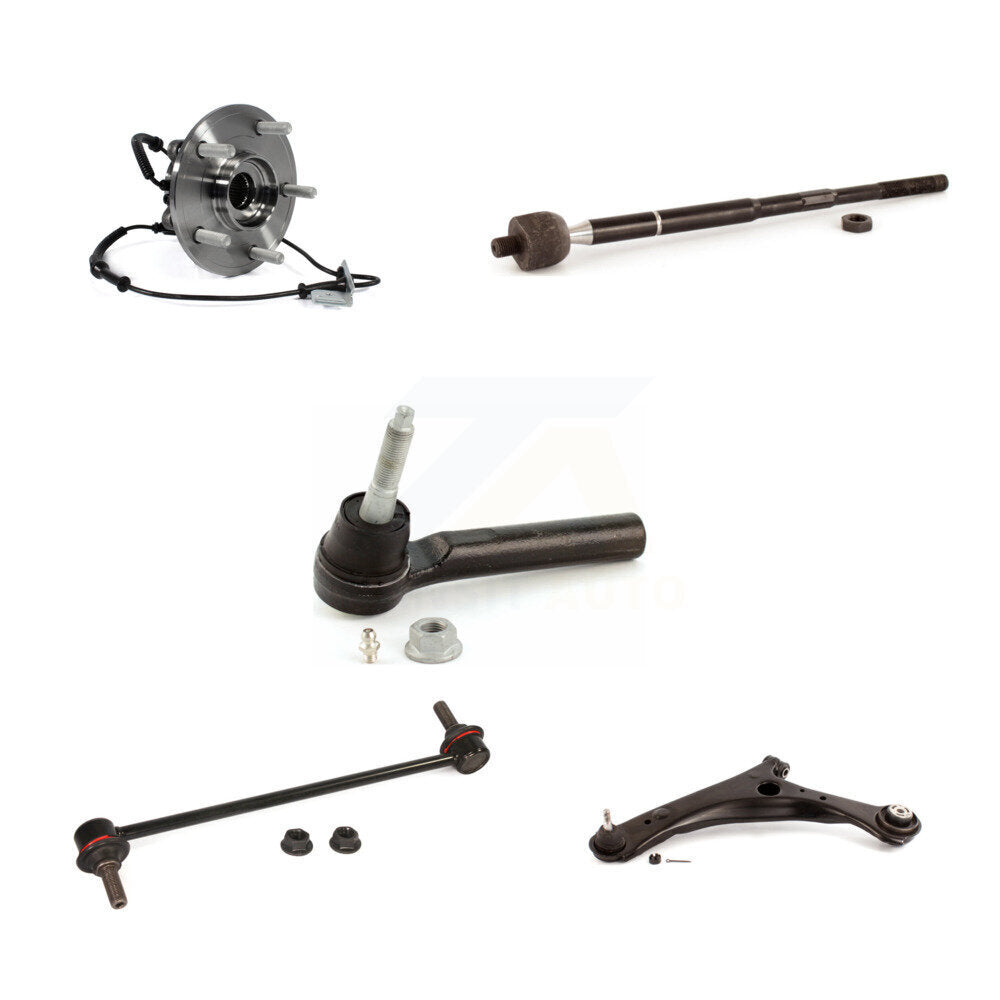 Bearing Lower Arm Tie Rod Link Front Left Kit (5Pc) For Dodge Grand Caravan Town