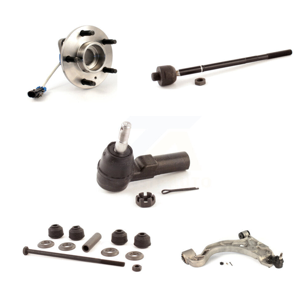 Bearing Lower Arm Tie Rod & Link Front Left Kit (5Pc) For Buick LeSabre Cadillac